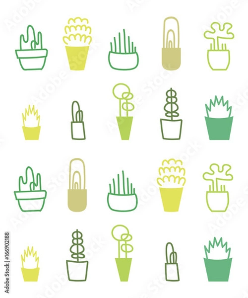 Fototapeta Potted plants