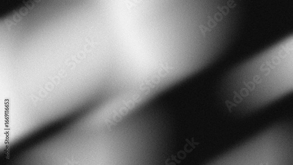 Fototapeta Black and white abstract with soft gradations and rough textures