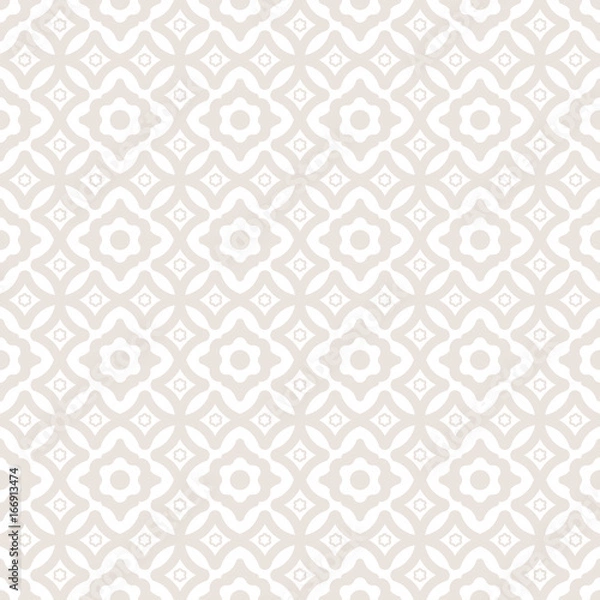 Fototapeta Seamless pattern of on a white background, cross motif,  ornamental background