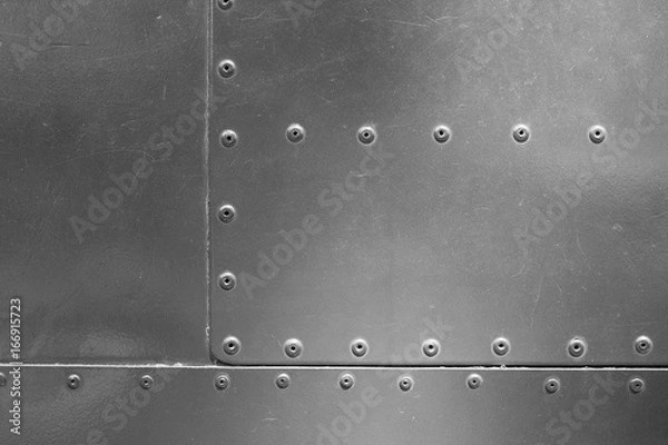 Obraz Metal plate with rivets