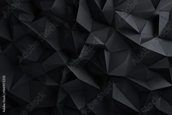 Obraz Dark, polygonal, geometric texture
