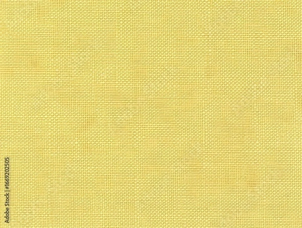 Fototapeta Pale Yellow Linen Texture Seamless Pattern Fabric Background
