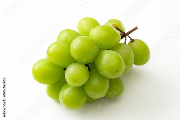 Fototapeta シャインマスカット　白バック