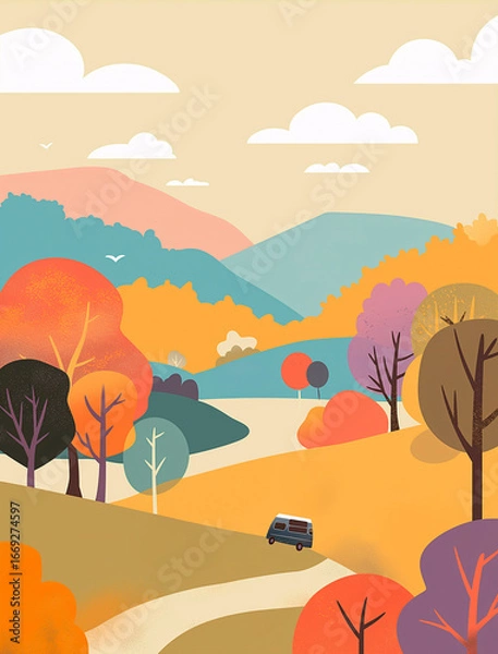 Fototapeta 秋の風景