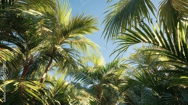 Fototapeta palm tree background