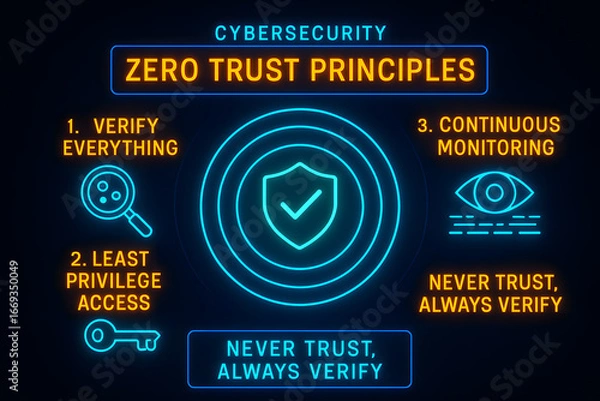 Obraz Zero Trust Cybersecurity Model with Multi-Layered Protection for Network Security