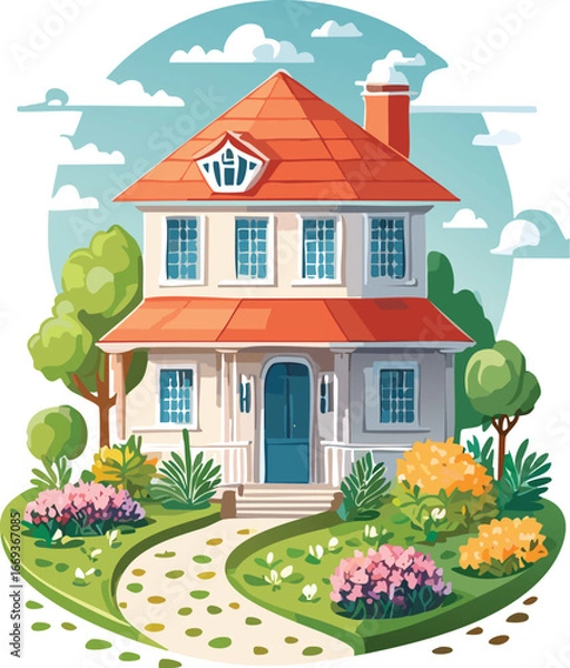 Obraz house on a hill