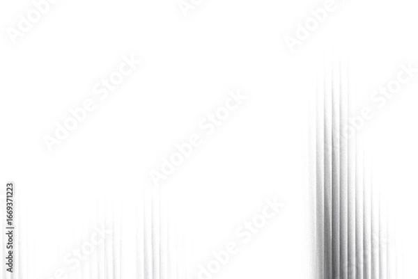 Fototapeta A subtle abstract pattern of vertical gray lines fades into a white background, creating a minimalist and modern visual texture