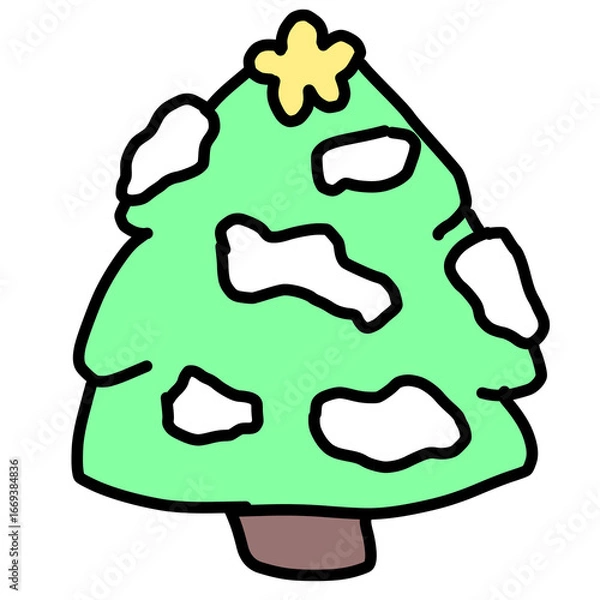 Obraz Sparkly Christmas Star