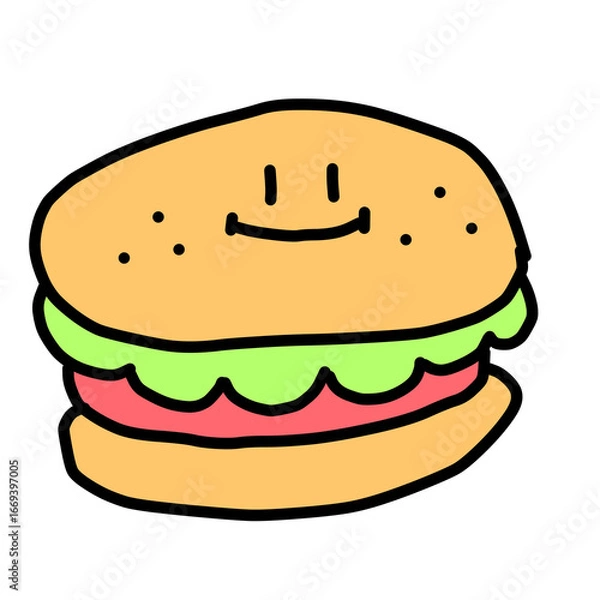 Fototapeta Burger Bliss