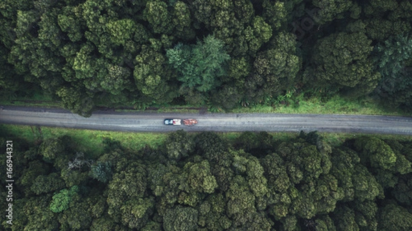 Fototapeta Split the middle 