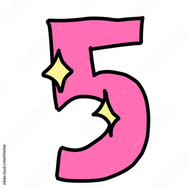 Fototapeta Number Five