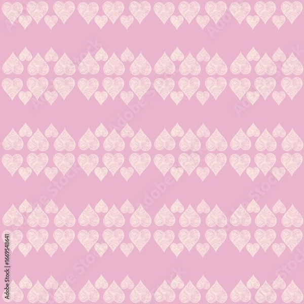 Fototapeta heart pattern background