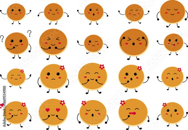 Obraz Pancake Cute Character