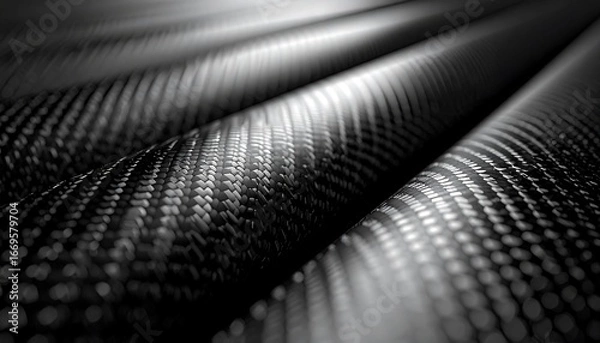 Fototapeta Carbon fiber texture with abstract background.