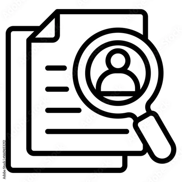 Obraz Case Study Icon