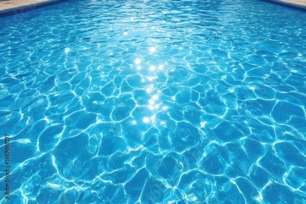 Obraz Shimmering pool water