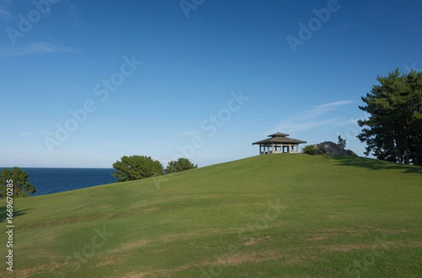 Obraz 種差海岸の美しい風景 [ 方角 : 東 ] 三陸復興国立公園