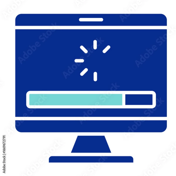 Fototapeta Loading  Icon Element For Design