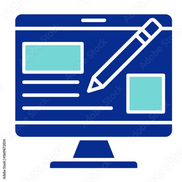 Fototapeta Web Design  Icon Element For Design