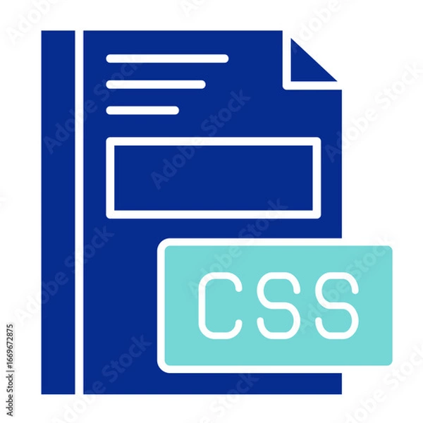 Fototapeta Css Documen  Icon Element For Design