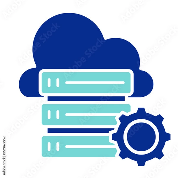 Fototapeta Big Data Development  Icon Element For Design