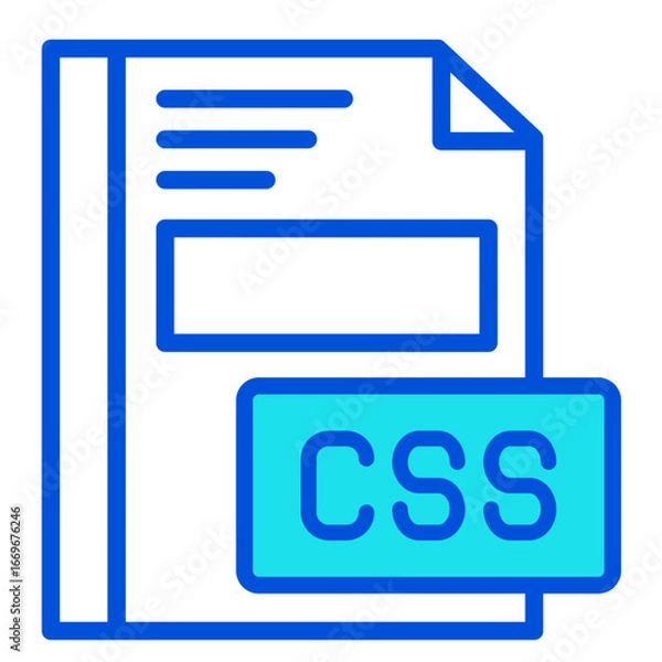 Fototapeta Css Documen  Icon Element For Design