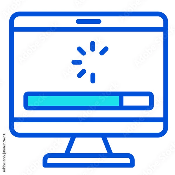 Fototapeta Loading  Icon Element For Design