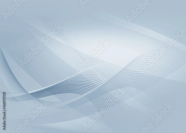 Obraz Abstract gray network background for design business cards