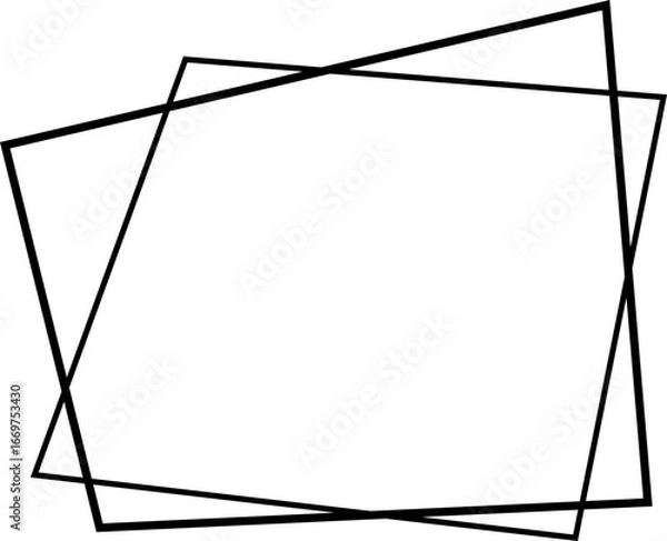 Obraz vector illustration of an abstract frame