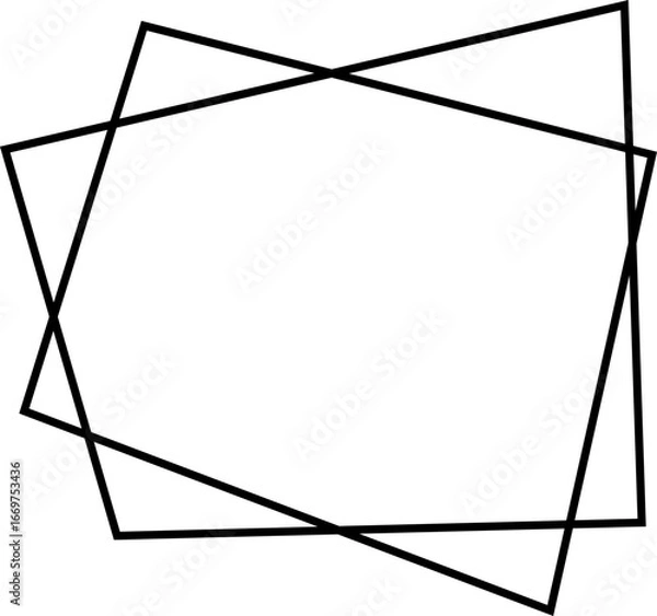 Obraz vector illustration of an abstract frame