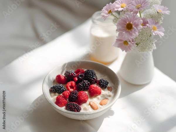 Obraz muesli with berries