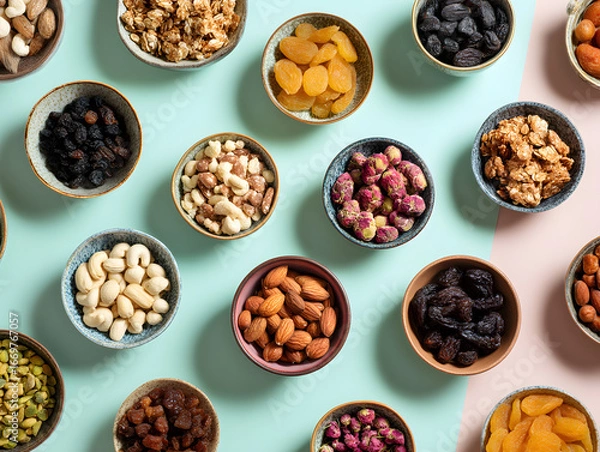 Obraz nuts and raisins