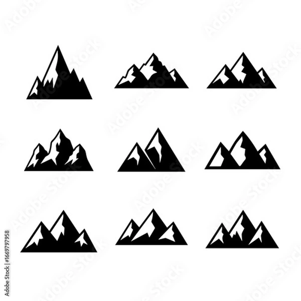 Obraz mountain road signs