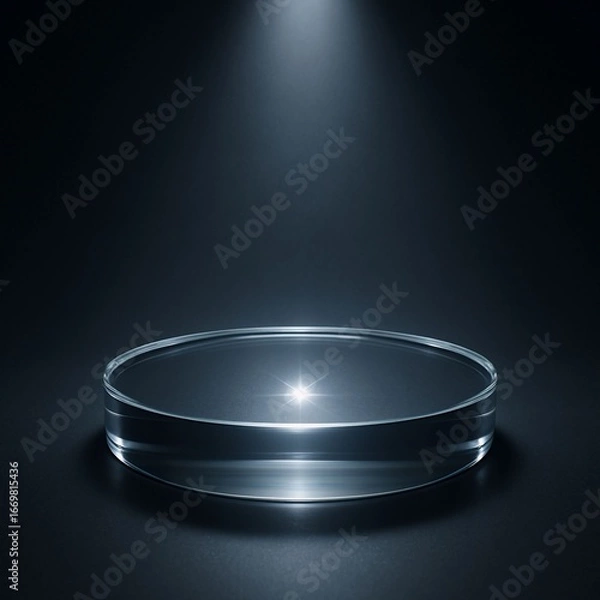 Obraz silver metal plate background