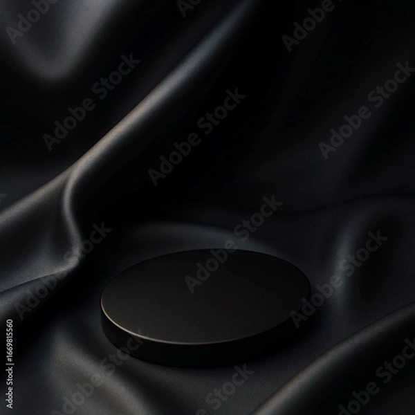 Obraz black and white silk background 