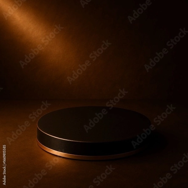 Obraz empty stage with spotlight background 