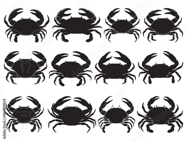 Obraz BLUE CRAB SILHOUETTE