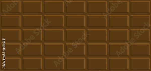 Obraz Milk chocolate bar seamless pattern