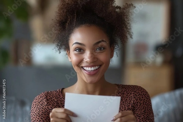 Fototapeta Portrait of a young African-American man wearing a headset, sitting in front of the camera, talking on a video call, conducting online business training and remote consulting, showing, Generative AI