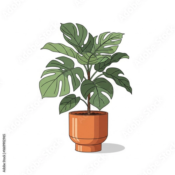 Obraz plant in a pot