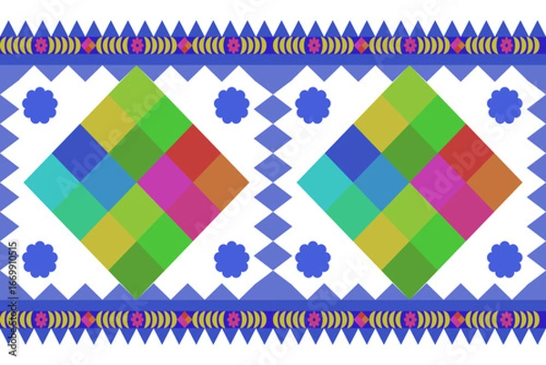 Obraz seamless geometric pattern