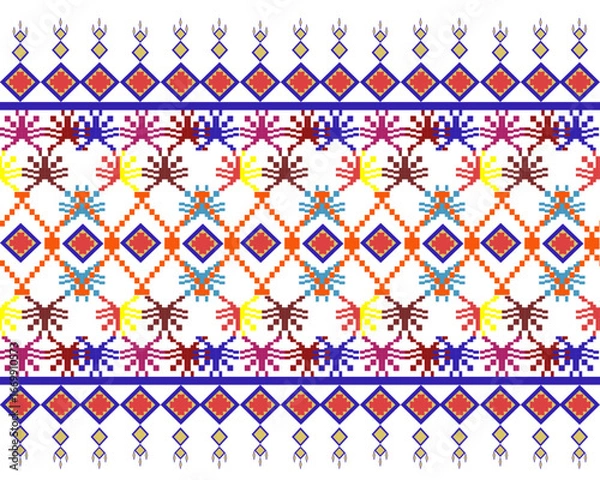 Obraz seamless geometric pattern