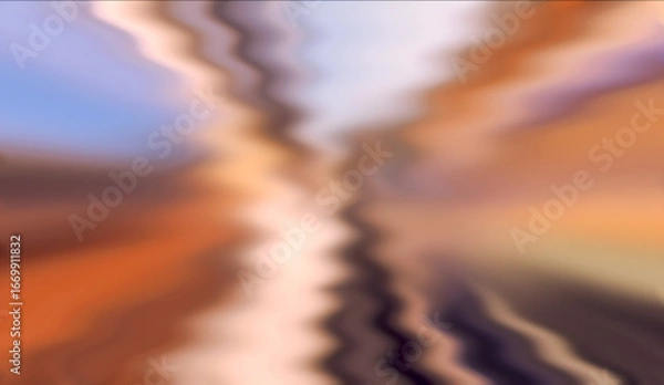 Fototapeta Ethereal abstract background with wavy motion ideal for spiritual wellness, artistic projects, and creative ad campaigns