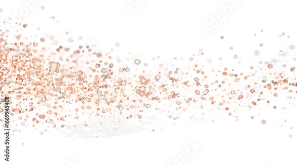 Fototapeta Abstract bokeh effect isolated on white background