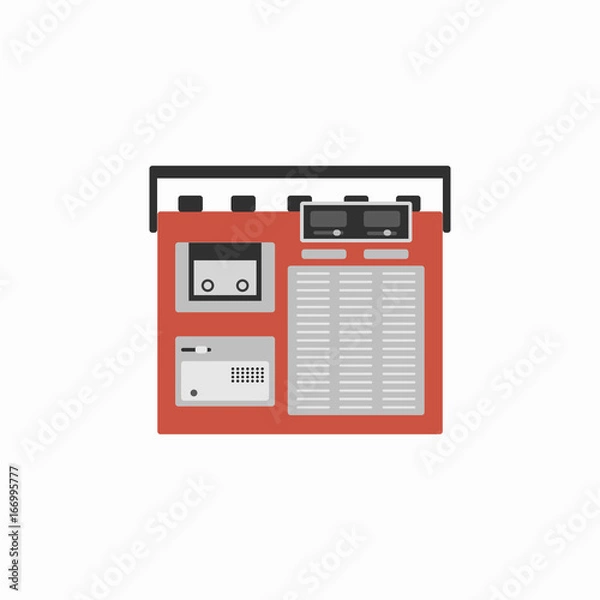 Obraz Retro magnetic cassette player