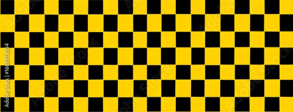 Fototapeta Check board seamless pattern background. Checkered board style. Chess Pattern. Grid geometric rectangle shape. Flat vector illustration 