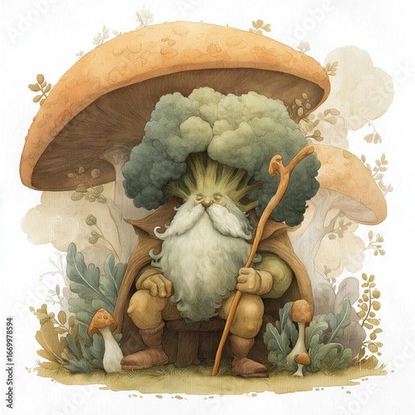 Fototapeta ブロッコリー仙人