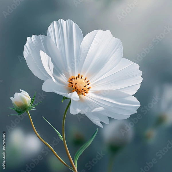 Obraz 白いコスモス
