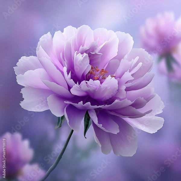 Obraz うす紫色の花